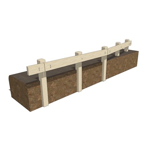 TimBarrier™: StreetGuard™ Standing End Terminal