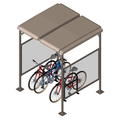 CyclePort™ 2 Top Bike Shelter preview 1