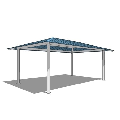 Rectangle Hipped Shelters
