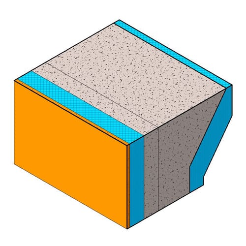 preview of (FOR-006) Amvic Standard 8 Inch Brick Ledge Form