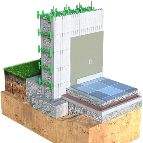 Quad-Lock ICF Walls - R28 Details preview 1
