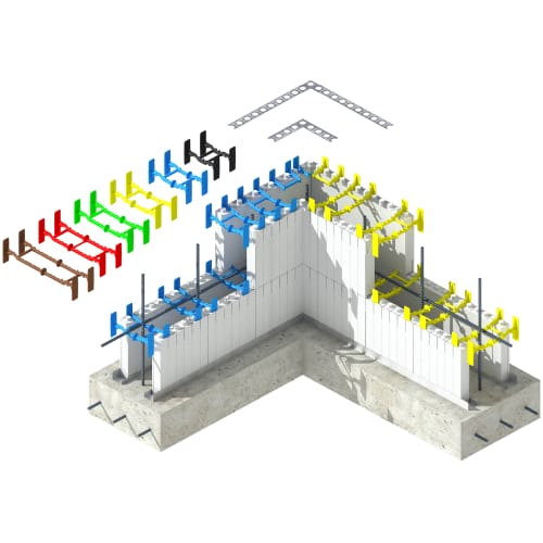 Quad-Lock ICF Walls - R22 Details preview 1