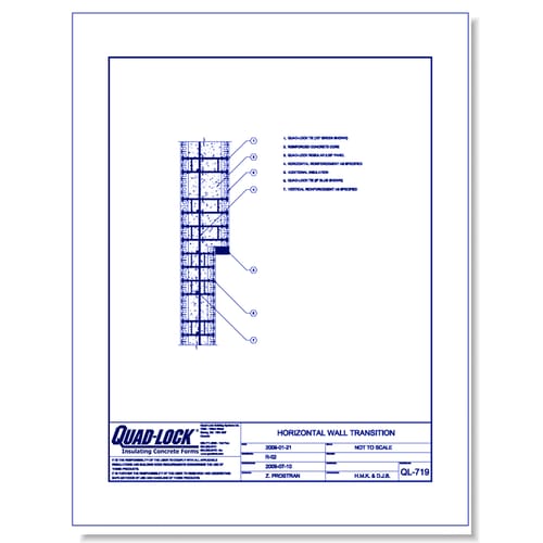 preview of QL-719 Horizontal Wall Transition