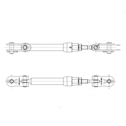Jaw-Jaw Closed Body Turnbuckles for Tensioning 1/8 Inch to 1 Inch Wire preview 1