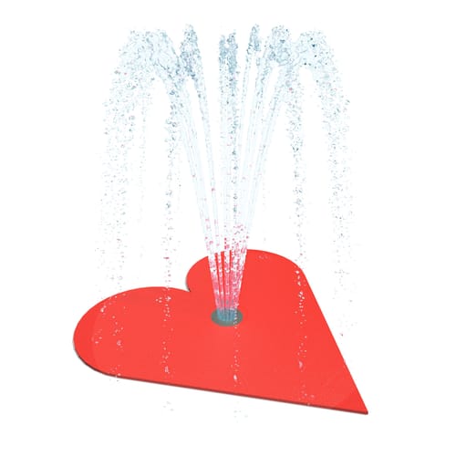 Tot Ground Spray Covers - Heart Shape