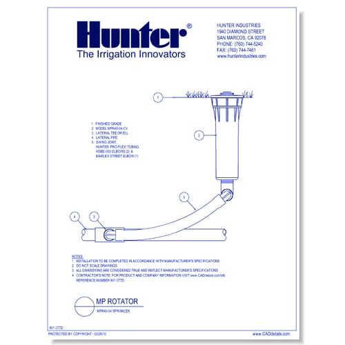 preview of MP Rotator - MPR40-04 Sprinkler (4 of 4)