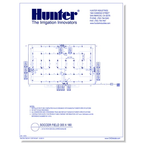 Soccer Field 300 x 180 I-20 Six Row Design Looped Mainline (1 of 2)