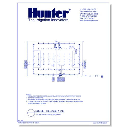 Soccer Field 360 x 240 I-20 SevenRow Design Looped Mainline (1 of 2)