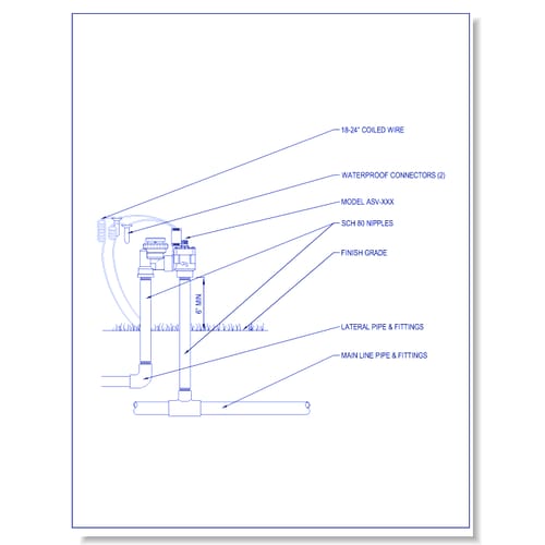 Valves - ASV - ASV w/ SCH 80 Nipple Risers