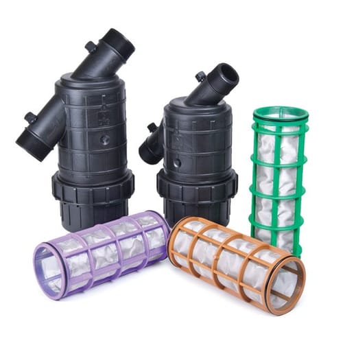 1 1/2" & 2" MPT Plastic Filters with Stainless Steel Screens