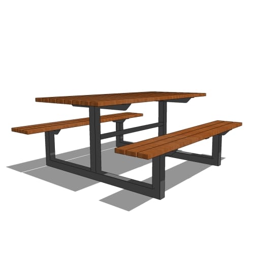 preview of MTB-0210-00040 Picnic Table (MLPT210-S-W)