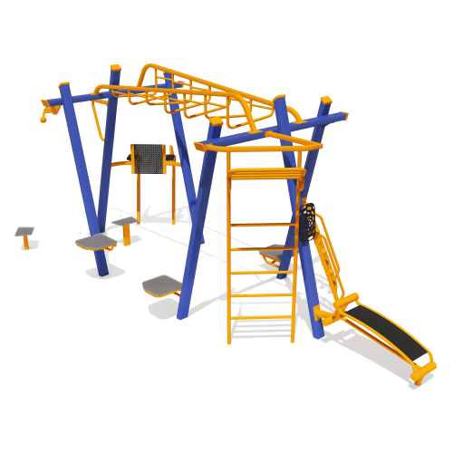 CAD Drawings BIM Models GameTime 14912 - THRIVE 450 Outdoor Gym