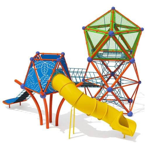 CAD Drawings BIM Models GameTime 6679SP - VistaTwist Tower 3 with VistaTree House