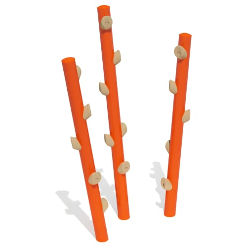 CAD Drawings BIM Models GameTime 6370 - Treetop Traverse (3 Climbers)