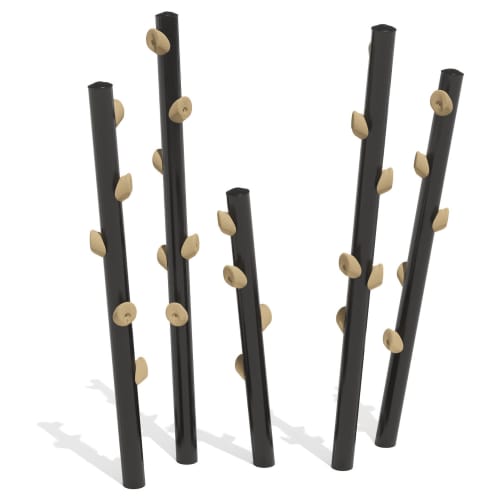 CAD Drawings BIM Models GameTime 6371 - Treetop Traverse (5 Climbers)