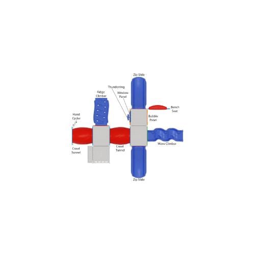 CAD Drawings BIM Models GameTime 39023I - Tot's Courtyard