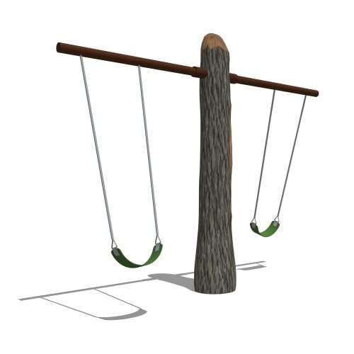 Tree Swing Unity File Tree Trunk Swing - Cre8Play - CADdetails