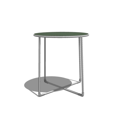Linia Side Table - Landscape Forms - CADdetails