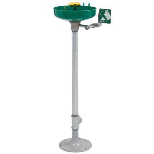CAD Drawings BIM Models Haws Corporation Model 7261-7271: AXION® MSR Pedestal Mount Eye/Face Wash