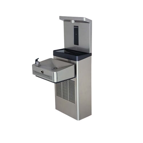 CAD Drawings Haws Corporation Model 1211SFH: Wall Mounted ADA Touchless Water Cooler with Bottle Filler