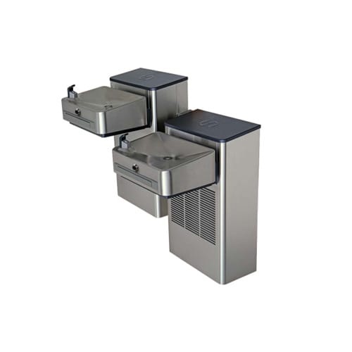 CAD Drawings Haws Corporation Model 1202SFH: Wall Mount Dual Filtered ADA Water Cooler