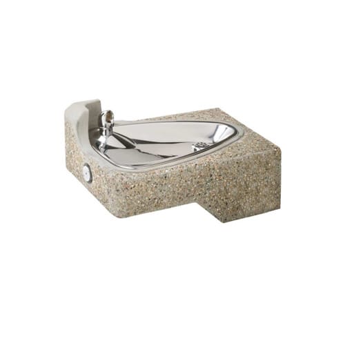 CAD Drawings Haws Corporation Model 1047: ADA Concrete Outdoor Wall Mounted Fountain