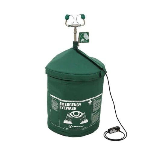 CAD Drawings Haws Corporation Model 7603T: 120V Portable Air-Pressurized Tempered Emergency Eyewash