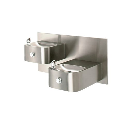 CAD Drawings BIM Models Haws Corporation Model 1119: Wall Mounted Dual ADA Drinking Fountain