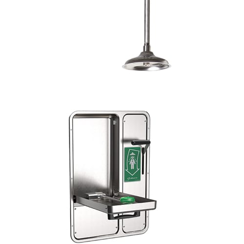 CAD Drawings BIM Models Haws Corporation Model 8356WCC: AXION® MSR Barrier Free Recessed and Shower Eye/Face Wash