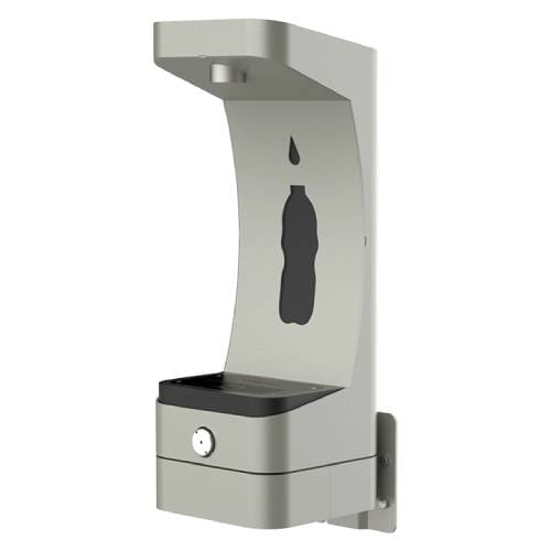 CAD Drawings BIM Models Haws Corporation Model 3690: Outdoor Wall Mounted Bottle Filler