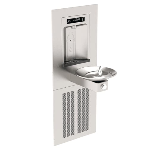 CAD Drawings Haws Corporation Model 1001HSA.8: Haws RIVIVE™ Hydration Station™ Chilled Recessed Bottle Filler with Fountain