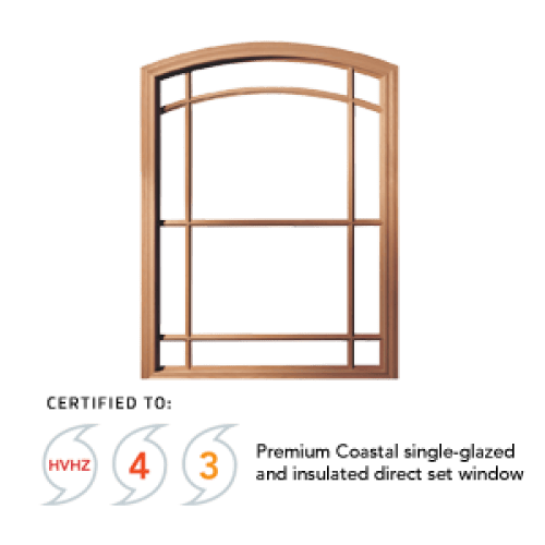 Premium Coastal Series Direct Set Window - CADdetails