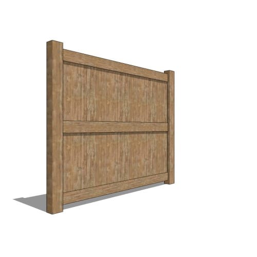 CAD Drawings BIM Models Catalyst™ Fence Solutions Newbury with TimberGrain Technology