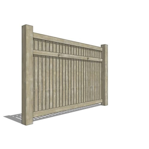 CAD Drawings BIM Models Catalyst™ Fence Solutions Hudson Gates