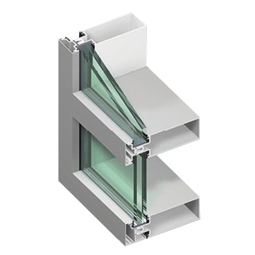 CAD Drawings BIM Models Tubelite ForceFront Blast™ 2-1/2" Curtainwall