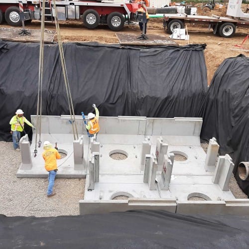 CAD Drawings Contech Engineered Solutions UrbanPond® - Concrete Stormwater Detention