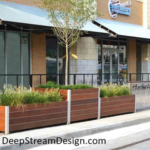 Planters for Streetscapes, Parks, and Urban Plazas - CADdetails