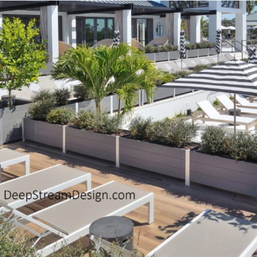 Restaurant Fixtures and Planters - DeepStream Designs - CADdetails
