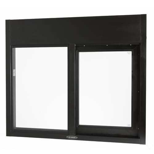 CAD Drawings BIM Models Quikserv SS-4035E / IF-4035E Single Sliding Transaction Window