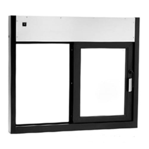 CAD Drawings BIM Models Quikserv SS-4538E / IF-4538E Single Sliding Transaction Window