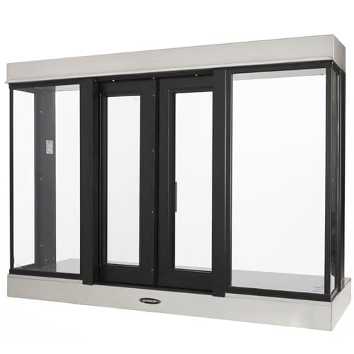CAD Drawings BIM Models Quikserv PW-54E Bi-Parting Automatic Sliding Pass-Thru Window