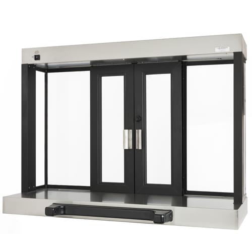 CAD Drawings BIM Models Quikserv PW-54E Bi-Parting Automatic Sliding Pass-Thru Window