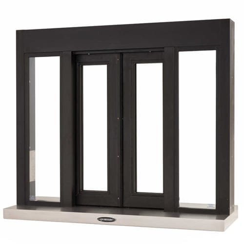 CAD Drawings BIM Models Quikserv BPSC-4236 Bi-Parting Transaction Window