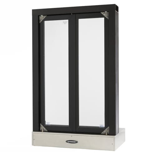 CAD Drawings BIM Models Quikserv FM-1 Bi-Fold Transaction Window