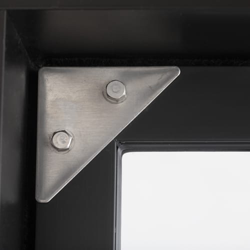 CAD Drawings BIM Models Quikserv FM-1 Bi-Fold Transaction Window