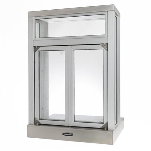 CAD Drawings BIM Models Quikserv PW2-16 Bi-Fold Transaction Window