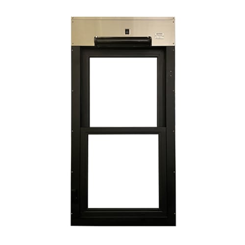 CAD Drawings BIM Models Quikserv SUI Series Vertical Lift Transaction Window