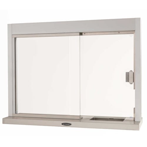 CAD Drawings BIM Models Quikserv SC Slider/Ticket Window Combo, Ticket Window & Deal Tray Combo