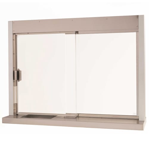 CAD Drawings BIM Models Quikserv SC Slider/Ticket Window Combo, Ticket Window & Deal Tray Combo