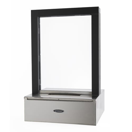 CAD Drawings BIM Models Quikserv Ticket Window/Drawer Combo, Transaction Window and Pizza Drawer